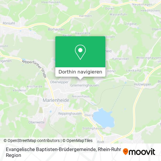 Evangelische Baptisten-Brüdergemeinde Karte