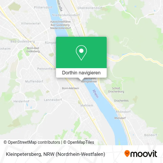 Kleinpetersberg Karte