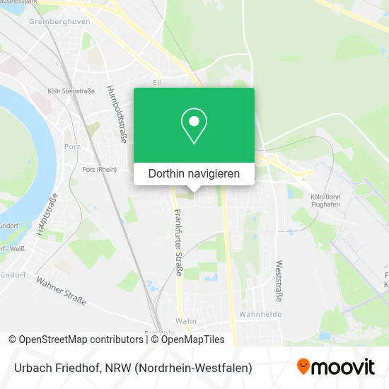 Urbach Friedhof Karte