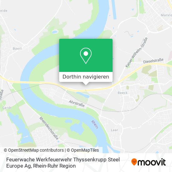 Feuerwache Werkfeuerwehr Thyssenkrupp Steel Europe Ag Karte