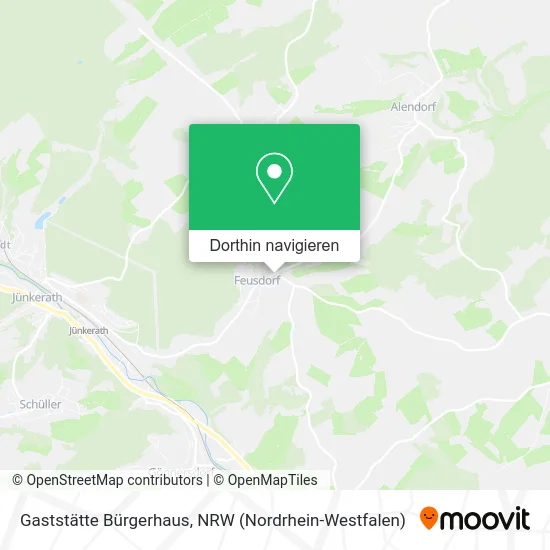 Gaststätte Bürgerhaus Karte