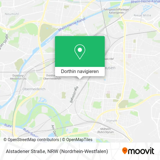 Alstadener Straße Karte