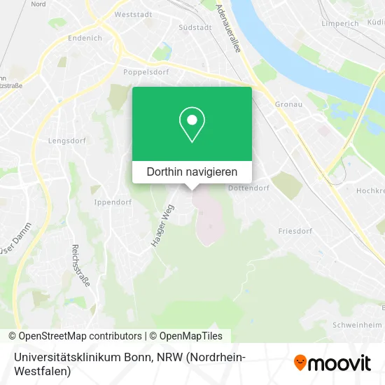 Universitätsklinikum Bonn Karte