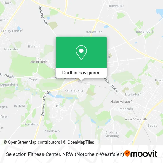 Selection Fitness-Center Karte