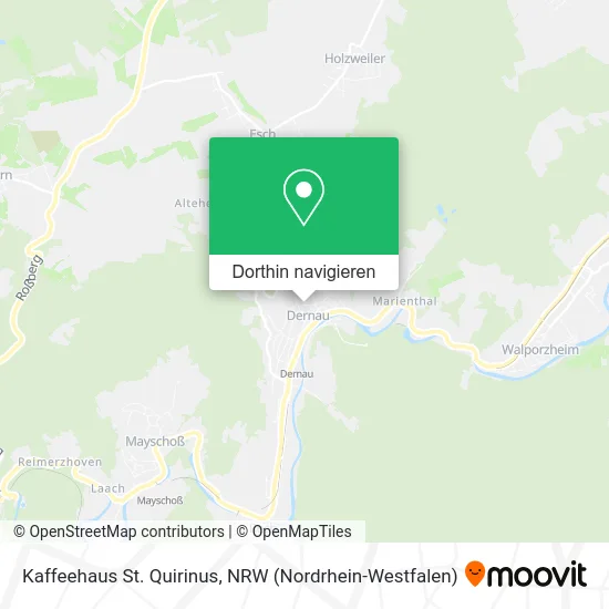 Kaffeehaus St. Quirinus Karte