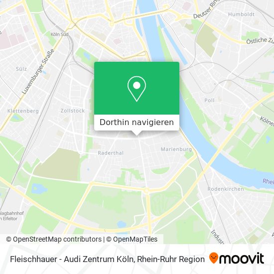 Fleischhauer - Audi Zentrum Köln Karte