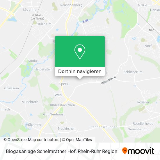 Biogasanlage Schelmrather Hof Karte