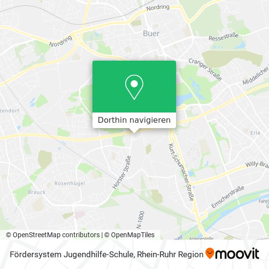 Fördersystem Jugendhilfe-Schule Karte