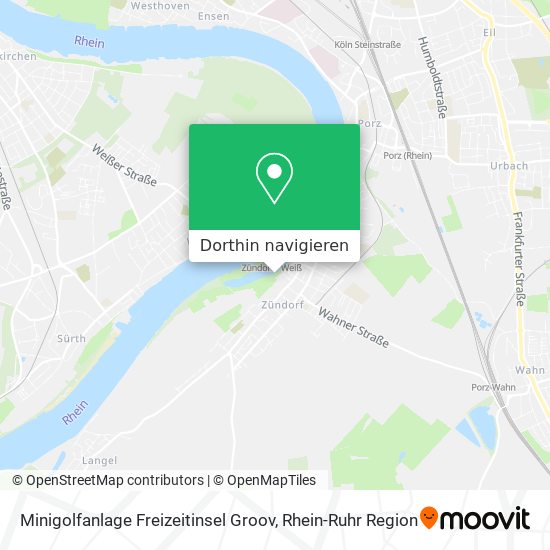 Minigolfanlage Freizeitinsel Groov Karte