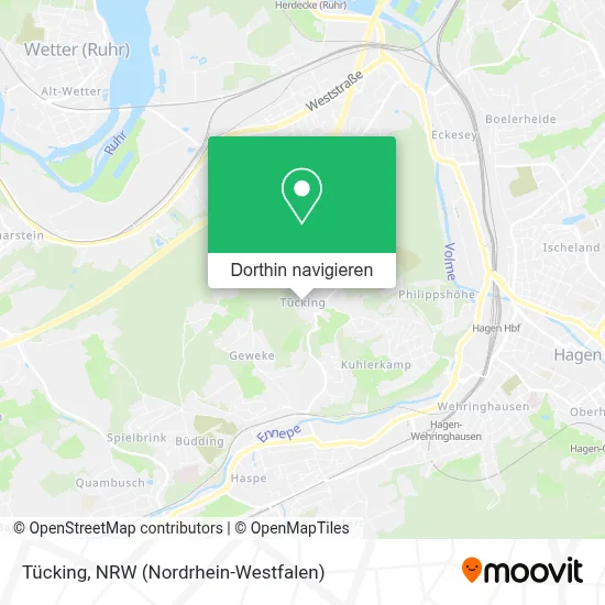 Tücking Karte