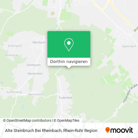 Alte Steinbruch Bei Rheinbach Karte