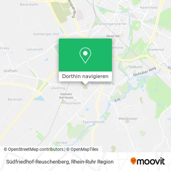 Südfriedhof-Reuschenberg Karte