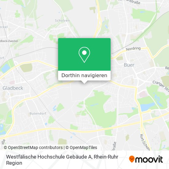 Westfälische Hochschule Gebäude A Karte