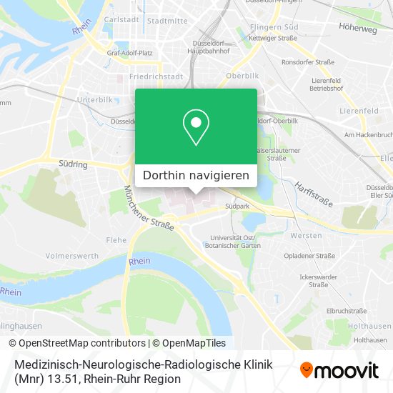 Medizinisch-Neurologische-Radiologische Klinik (Mnr) 13.51 Karte