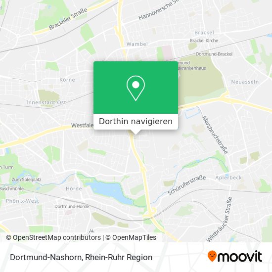 Dortmund-Nashorn Karte
