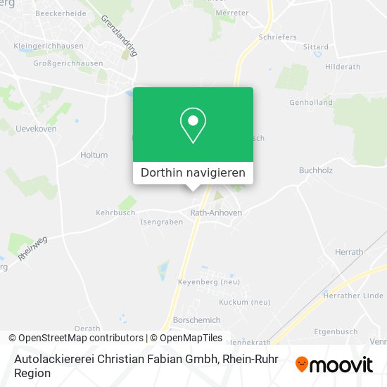 Autolackiererei Christian Fabian Gmbh Karte