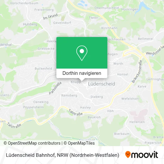 Lüdenscheid Bahnhof Karte