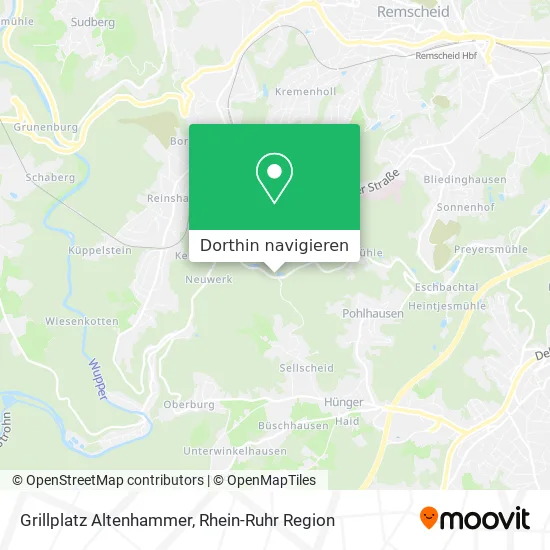 Grillplatz Altenhammer Karte