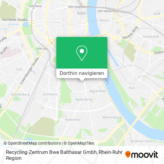 Recycling-Zentrum Bwe Balthasar Gmbh Karte