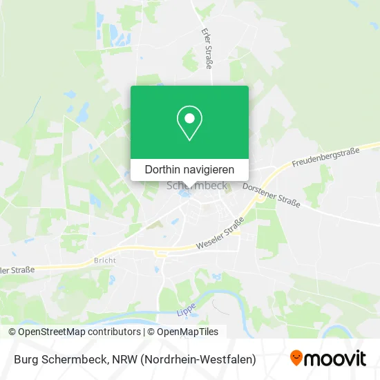 Burg Schermbeck Karte