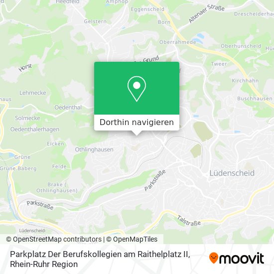 Parkplatz Der Berufskollegien am Raithelplatz II Karte