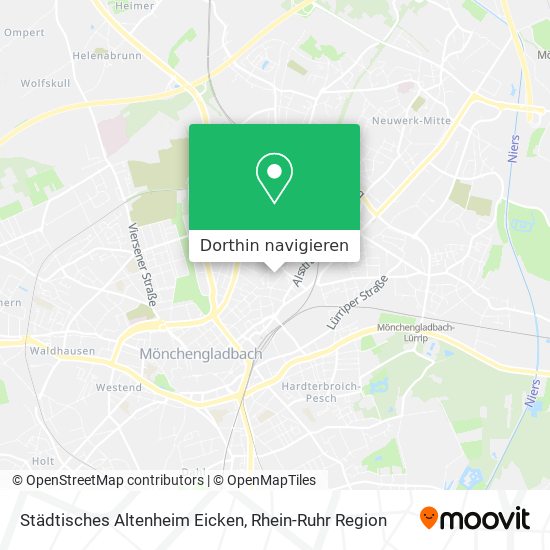 Städtisches Altenheim Eicken Karte