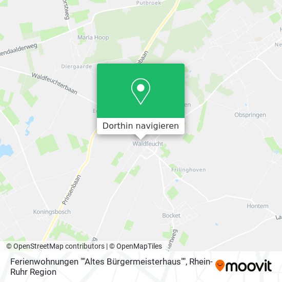 Ferienwohnungen ""Altes Bürgermeisterhaus"" Karte