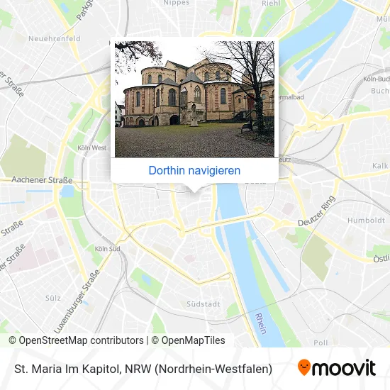 St. Maria Im Kapitol Karte