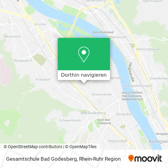 Gesamtschule Bad Godesberg Karte