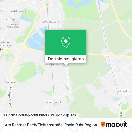 Am Rahmer Bach/Fichtenstraße Karte