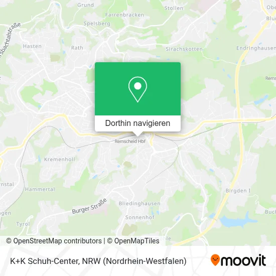 K+K Schuh-Center Karte