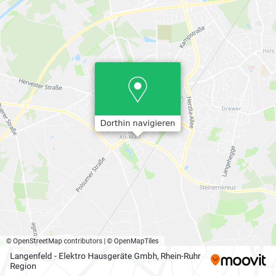 Langenfeld - Elektro Hausgeräte Gmbh Karte