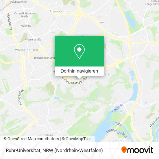 Ruhr-Universität Karte