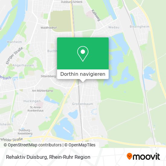 Rehaktiv Duisburg Karte