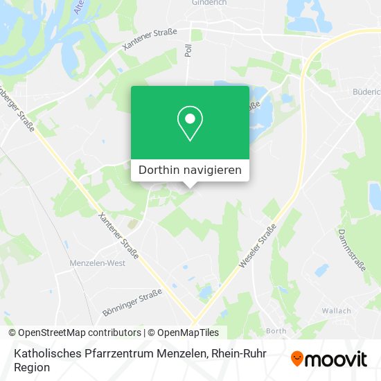 Katholisches Pfarrzentrum Menzelen Karte