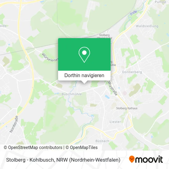 Stolberg - Kohlbusch Karte