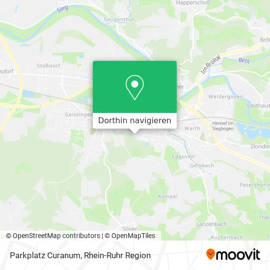 Parkplatz Curanum Karte