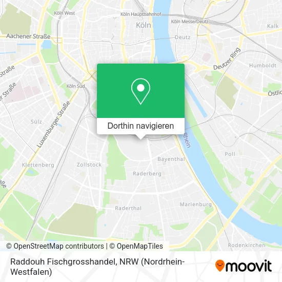 Raddouh Fischgrosshandel Karte