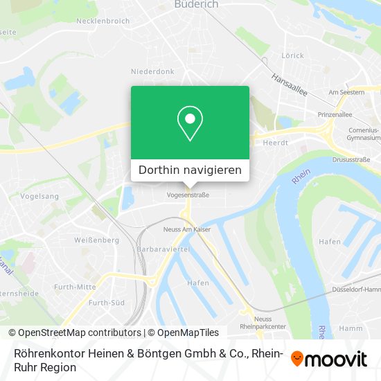 Röhrenkontor Heinen & Böntgen Gmbh & Co. Karte
