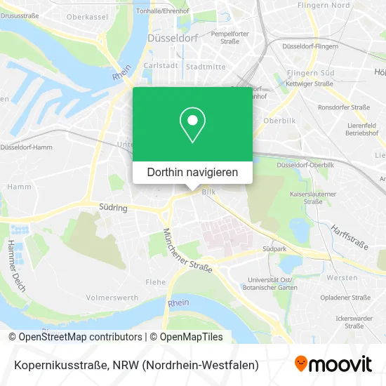 Kopernikusstraße Karte