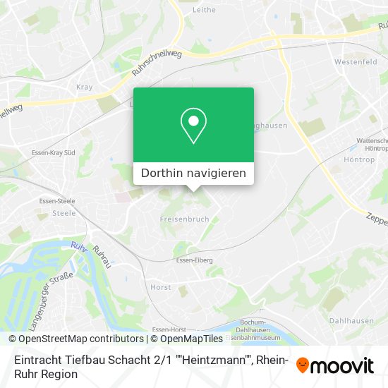 Eintracht Tiefbau Schacht 2 / 1 ""Heintzmann"" Karte