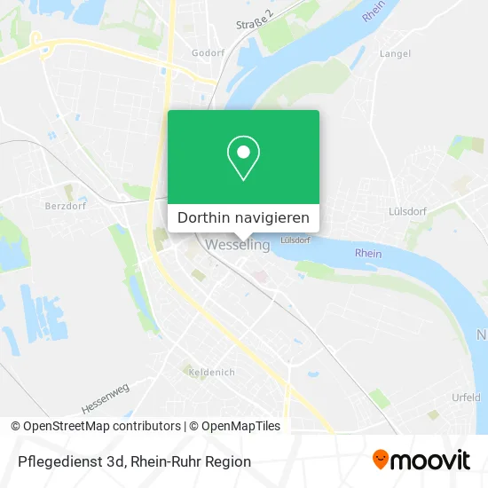 Pflegedienst 3d Karte