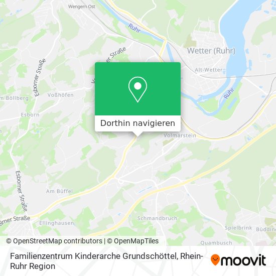 Familienzentrum Kinderarche Grundschöttel Karte