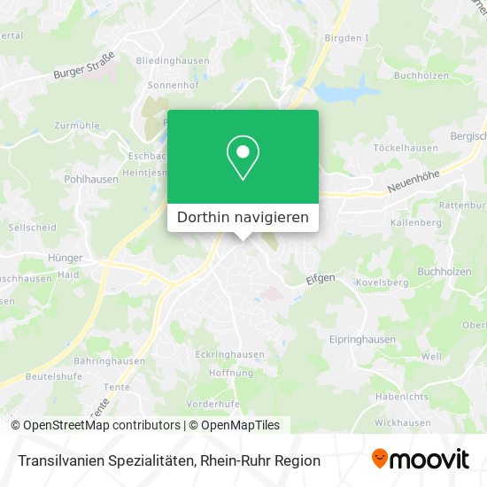 Transilvanien Spezialitäten Karte