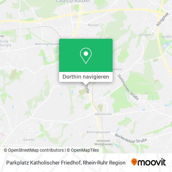 Parkplatz Katholischer Friedhof Karte