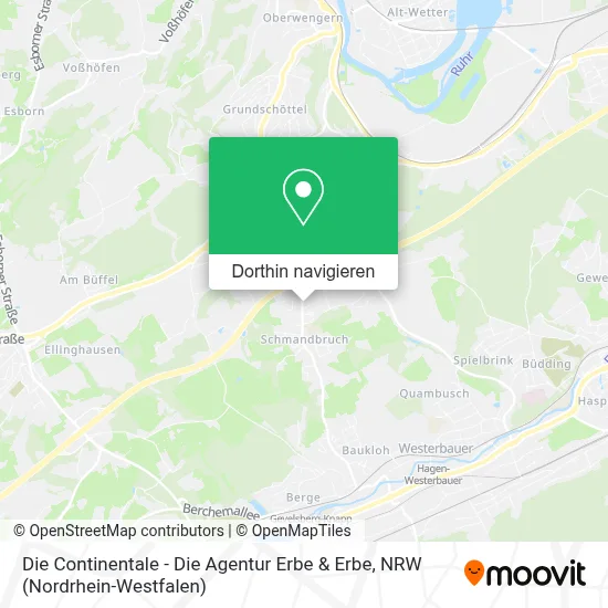 Die Continentale - Die Agentur Erbe & Erbe Karte