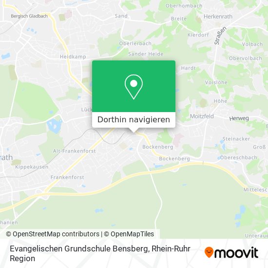 Evangelischen Grundschule Bensberg Karte