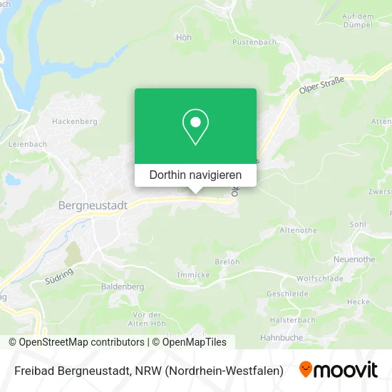 Freibad Bergneustadt Karte