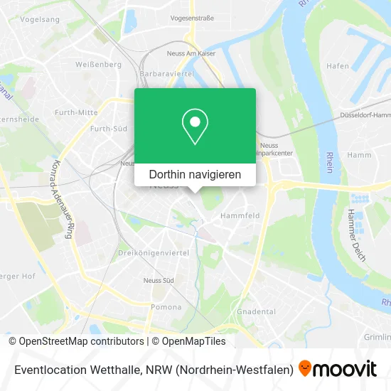 Eventlocation Wetthalle Karte