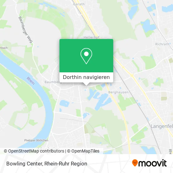 Bowling Center Karte